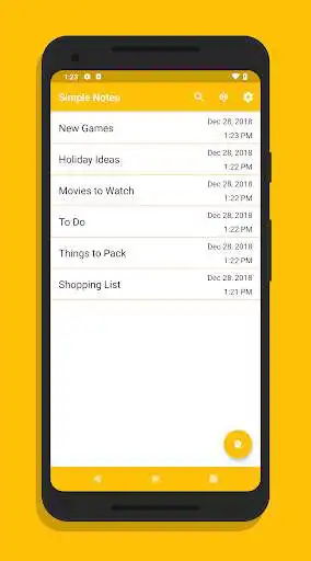 Play Simple Material Notes  and enjoy Simple Material Notes with UptoPlay