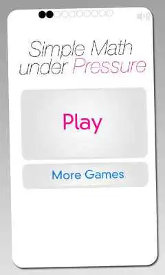 Play Simple Math Under Pressure
