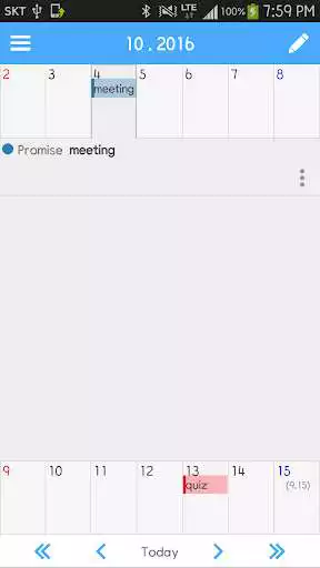 Play Simple Memo Calendar