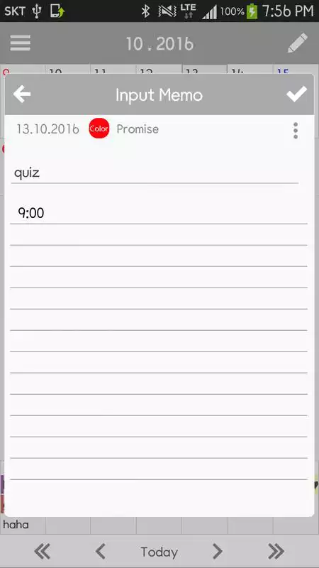 Play Simple Memo Calendar