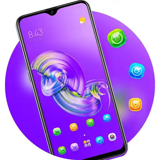 Play Simple Neon and colorful Future Tech theme APK Play Simple Neon and colorful Future Tech theme APK