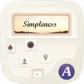 Free play online Simpleness theme-ABC Launcher APK