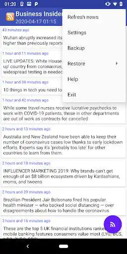 Play APK Simple News Reader  and enjoy Simple News Reader with UptoPlay livio.rssreader