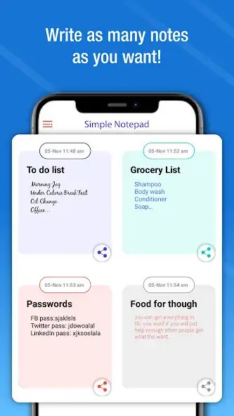 Play Simple Notepad – Color Note as an online game Simple Notepad – Color Note with UptoPlay