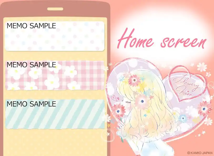 Play Simple Notepad Flowery Kiss  and enjoy Simple Notepad Flowery Kiss with UptoPlay
