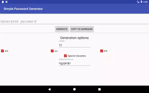 Play Simple Password Generator as an online game Simple Password Generator with UptoPlay