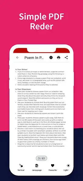 Play Simple PDF Reader 2023 as an online game Simple PDF Reader 2023 with UptoPlay