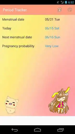 Play Simple Period Tracker as an online game Simple Period Tracker with UptoPlay