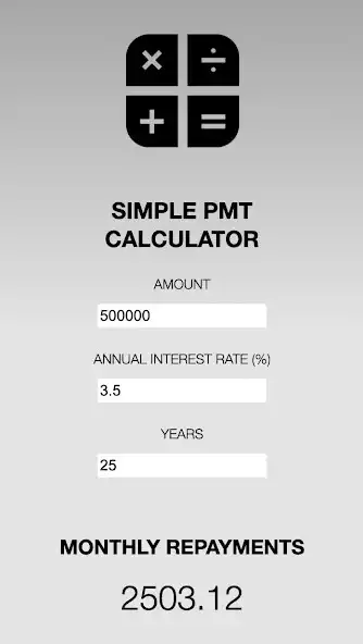 Play Simple PMT Calculator as an online game Simple PMT Calculator with UptoPlay