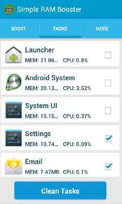 Play Simple Ram Booster