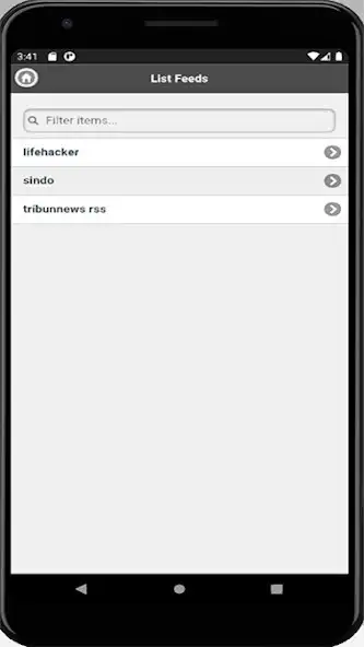 Play Simple RSS Reader as an online game Simple RSS Reader with UptoPlay