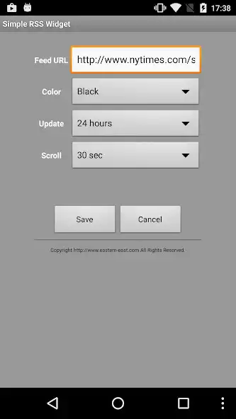 Play Simple RSS Widget as an online game Simple RSS Widget with UptoPlay