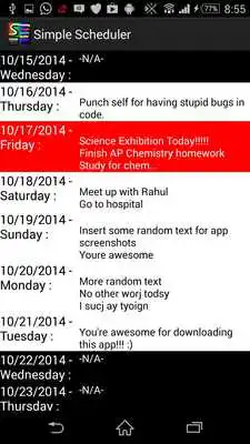 Play Simple Scheduler