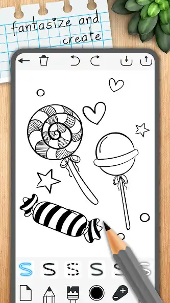 Play Simple Sketchbook: Draw Doodle  and enjoy Simple Sketchbook: Draw Doodle with UptoPlay