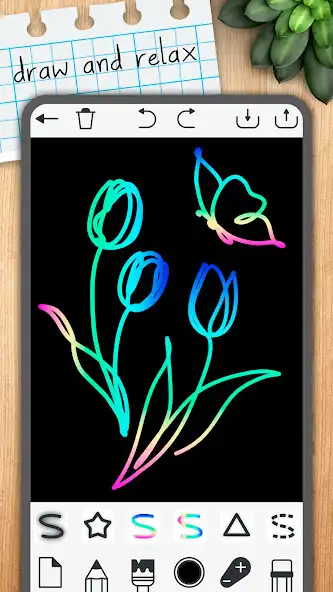 Play Simple Sketchbook: Draw Doodle as an online game Simple Sketchbook: Draw Doodle with UptoPlay