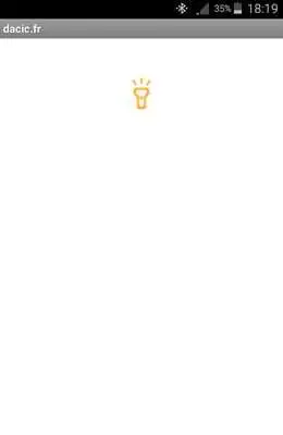 Play simple small flashlight no ads