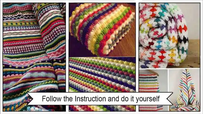 Play Simple Striped Crochet Blanket Patterns