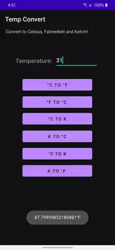 Play Simple Temperature Converter as an online game online Simple Temperature Converter with UptoPlay com.something.tempconvert Play Simple Temperature Converter as an online game Simple Temperature Converter with UptoPlay