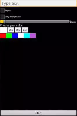 Play Simple Text Scroll