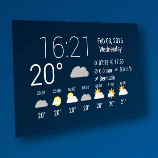 Play Simple Time & Weather Widget APK
