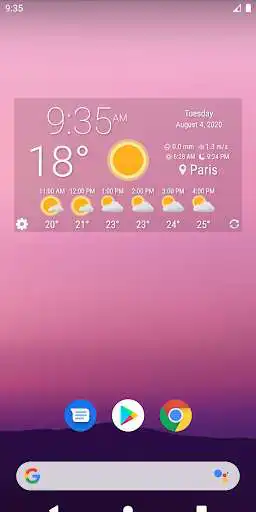 Play Simple Time & Weather Widget  and enjoy Simple Time & Weather Widget with UptoPlay
