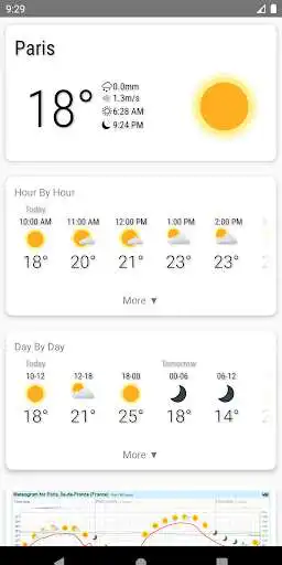 Play Simple Time & Weather Widget as an online game Simple Time & Weather Widget with UptoPlay