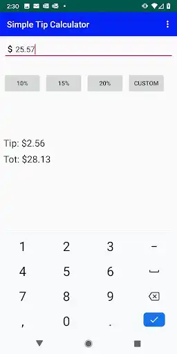 Play Simple Tip Calculator  and enjoy Simple Tip Calculator with UptoPlay