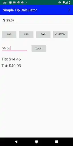 Play Simple Tip Calculator as an online game Simple Tip Calculator with UptoPlay