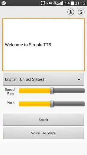 Play Simple TTS (Text To Speech) as an online game Simple TTS (Text To Speech) with UptoPlay
