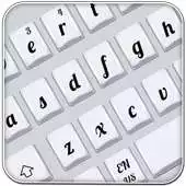 Free play online Simple White Keyboard APK
