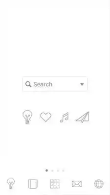 Play SimpleWhite LINELauncher theme