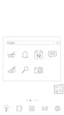 Play SimpleWhite LINELauncher theme