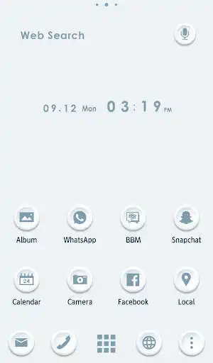 Play Simple White Theme +HOME  and enjoy Simple White Theme +HOME with UptoPlay
