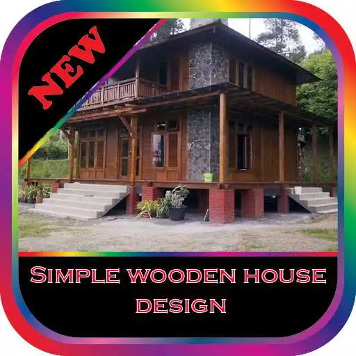 Play Simple wooden house design APK