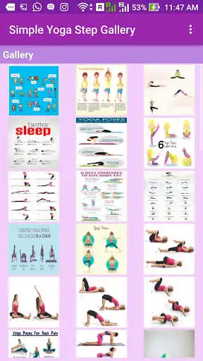 Play Simple Yoga Step Gallery as an online game Simple Yoga Step Gallery with UptoPlay