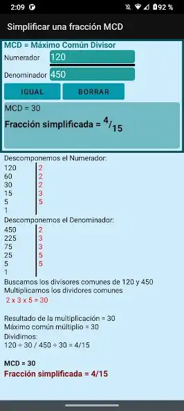 Play Simplifica una fracción con pr  and enjoy Simplifica una fracción con pr with UptoPlay