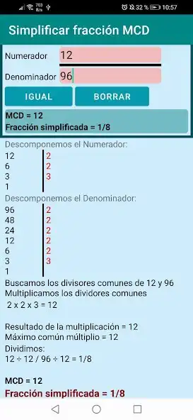 Play Simplify a fraction  and enjoy Simplify a fraction with UptoPlay