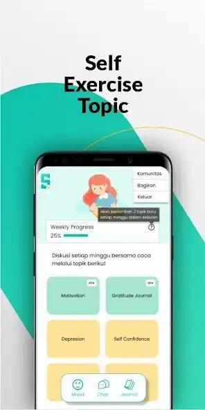 Simply - Self Care Mental Health Chatbot App online game with UptoPlay
