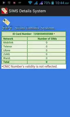 Play SIMS Details System