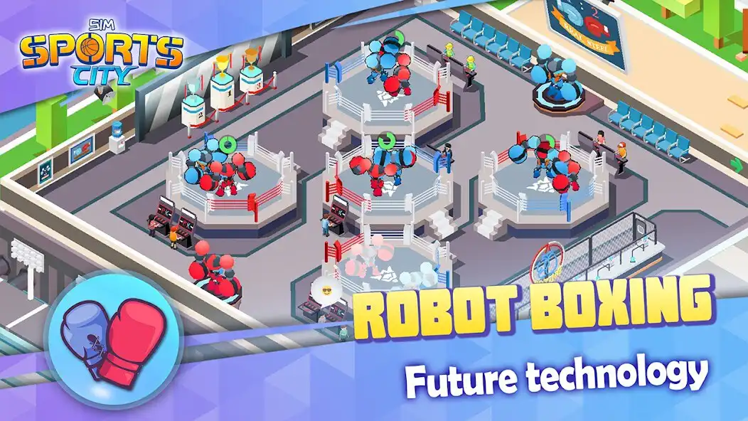 Play Sim Sports City - Tycoon Game as an online game Sim Sports City - Tycoon Game with UptoPlay