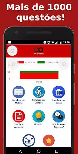 Play Simulado Concurso TCE  and enjoy Simulado Concurso TCE with UptoPlay