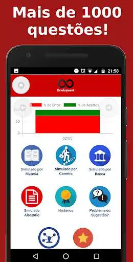 Play Simulado Concurso TRE  and enjoy Simulado Concurso TRE with UptoPlay