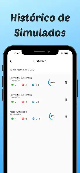 Play Simulado Detran: Carteira CNH as an online game Simulado Detran: Carteira CNH with UptoPlay