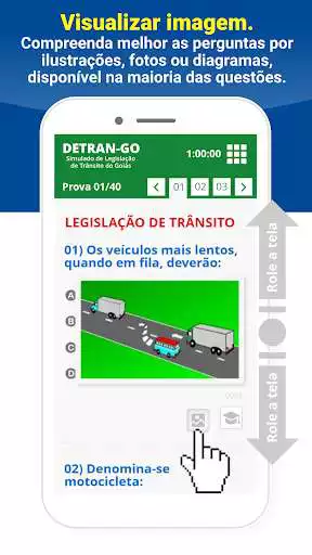 Play Simulado Detran GO CNH 2022 as an online game Simulado Detran GO CNH 2022 with UptoPlay