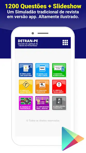 Play Simulado Detran PE CNH 2022  and enjoy Simulado Detran PE CNH 2022 with UptoPlay