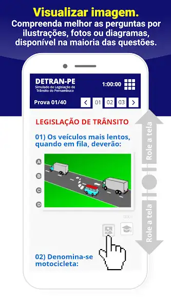 Play Simulado Detran PE CNH 2022 as an online game Simulado Detran PE CNH 2022 with UptoPlay
