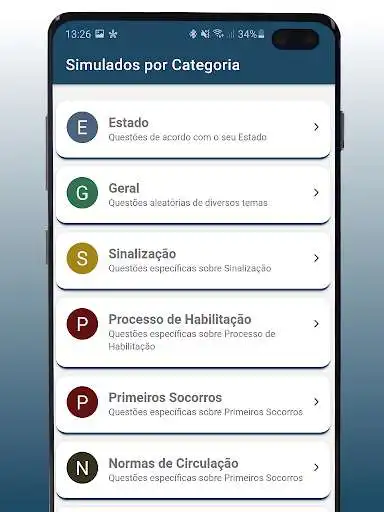 Play Simulado Detran - Prova CNH as an online game Simulado Detran - Prova CNH with UptoPlay