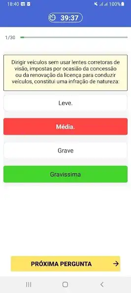 Play Simulado detran SC as an online game Simulado detran SC with UptoPlay