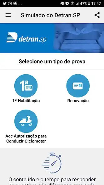 Play Simulado Detran SP as an online game Simulado Detran SP with UptoPlay