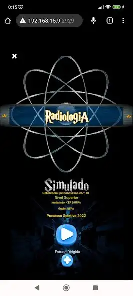 Play Simulado Radiologia - UFPA  and enjoy Simulado Radiologia - UFPA with UptoPlay